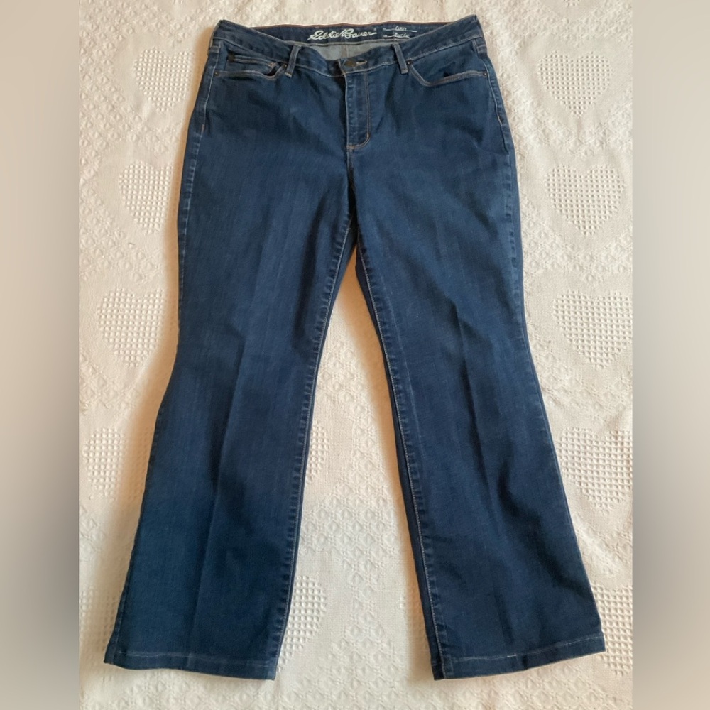 Eddie Bauer Curvy Boot Cut Denim Jeans